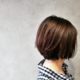 髪質改善ストレート(酸熱トリートメント)の１カ月経過した後の状態の髪の毛をショートボブにカット。#横浜#鶴ヶ峰#縮毛矯正#美容室#サロン